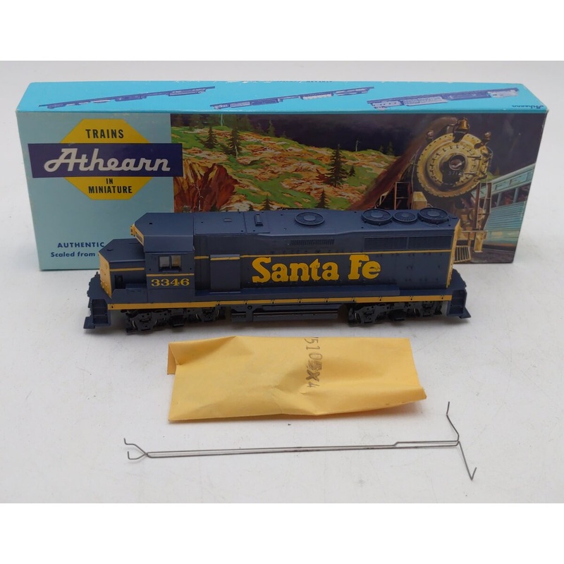 Athearn 4205 HO Scale Santa Fe GP35 Powered Diesel Locomotive #3346 EX/Box
