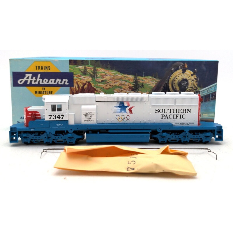 Athearn 4470 HO Southern Pacific Olympic SD40-2 Dummy Diesel Locomotive #7347 EX/Box