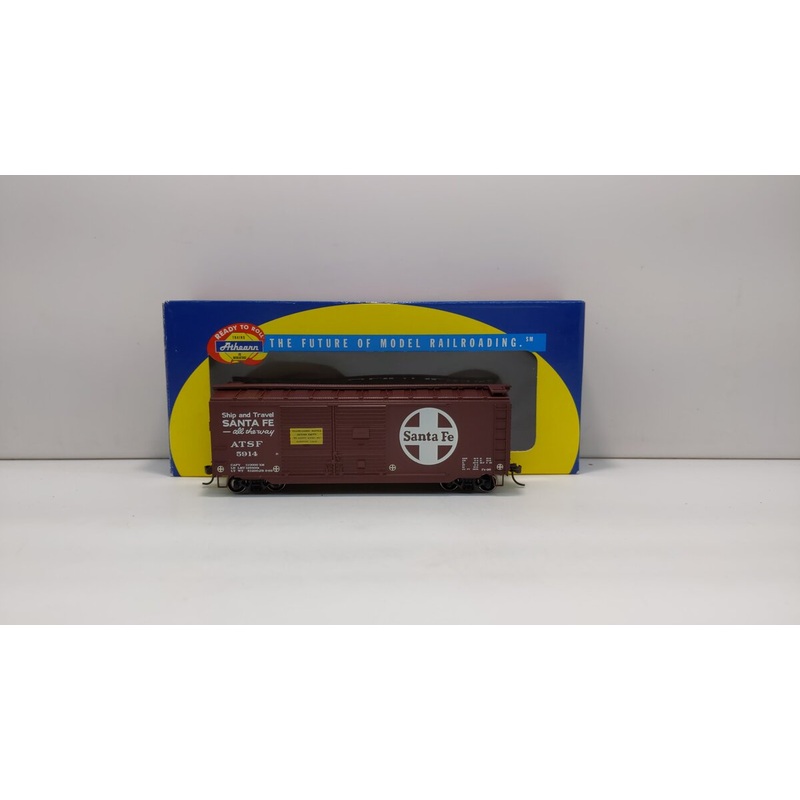 Athearn 70161 HO Santa Fe 40′ Double Door Box Car #5914 LN/Box