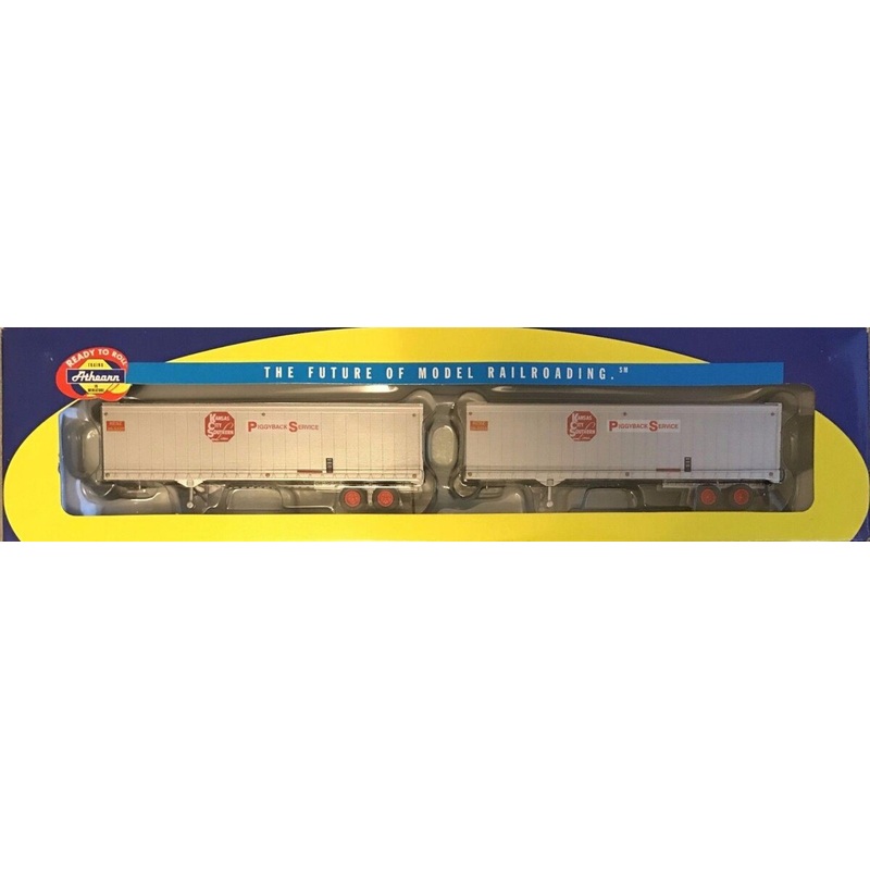 Athearn 70480 HO Kansas City Southern 40′ Trailers #20-5227 / 20-5255 (Box of 2) LN/Box