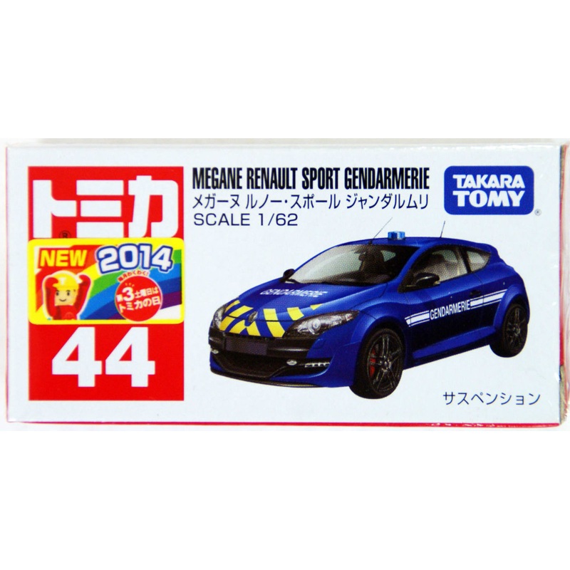 Takara Tomy Tomica 44 MEGANE RENAULT SPORT GENDARMERIE 801153