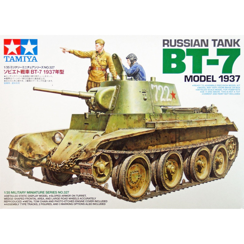 Tamiya 35327 Russian Tank BT-7 Model 1937 1/35 Scale Kit