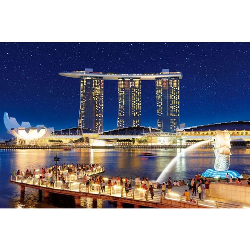 APPLEONE Jigsaw Puzzle 1000-818 Marina Bay Sands Singapore (1000 Pieces)