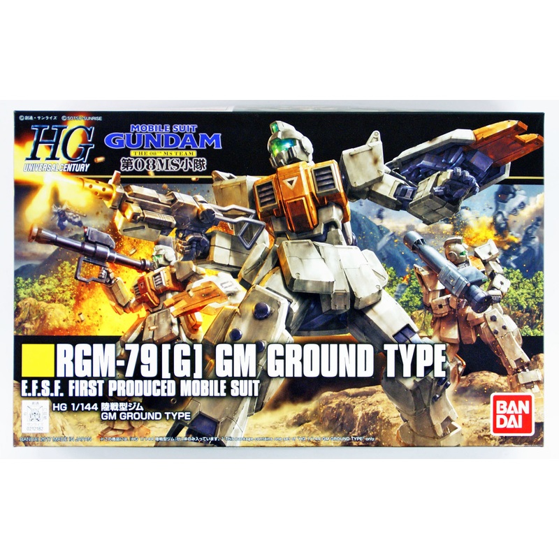 Bandai HGUC 202 Gundam GM GROUND TYPE 1/144 Scale Kit