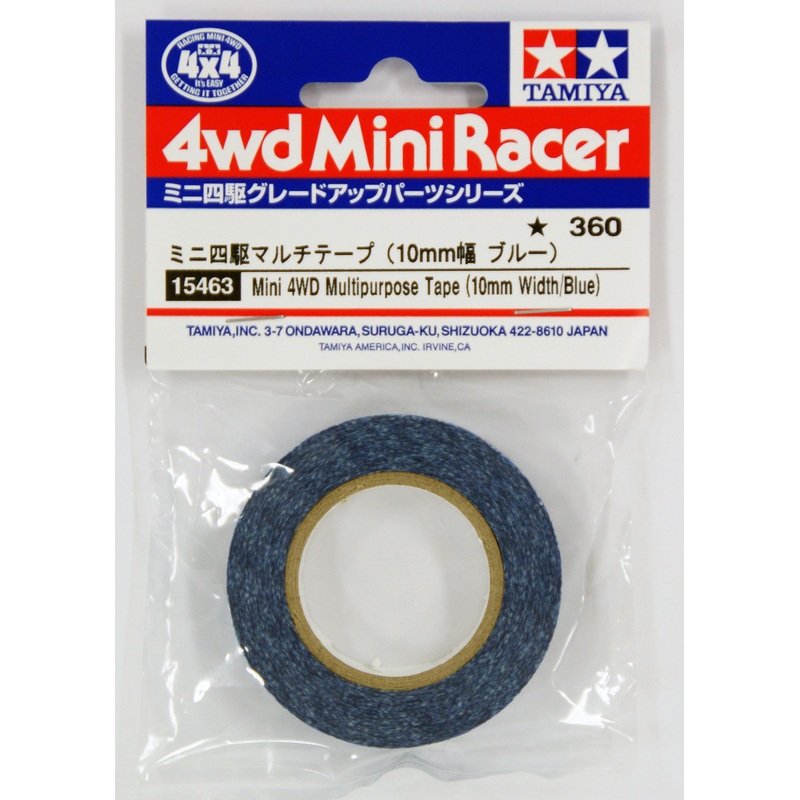 Tamiya 15463 Mini 4WD Multipurpose Tape (10mm Width/Blue)