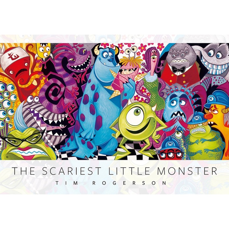 Tenyo Japan Jigsaw Puzzle D-1000-491 Disney Pixar Monsters, Inc. The Scariest Little Monster (1000 Pieces)