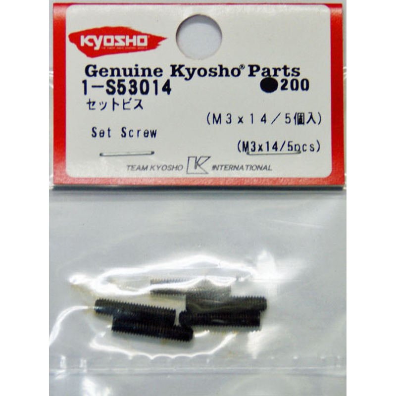 Kyosho 1-S53014 Set Screw(M3x14/5pcs)