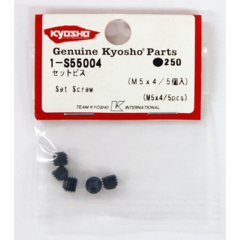Kyosho 1-S55004 Set Screw(M5x4/5pcs)
