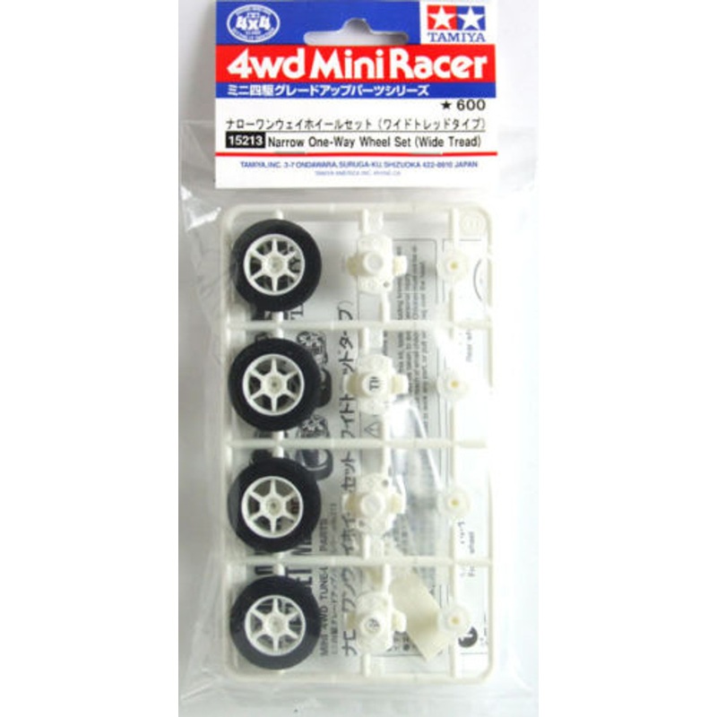 Tamiya 15213 Mini 4WD Narrow One-Way Wheel Set