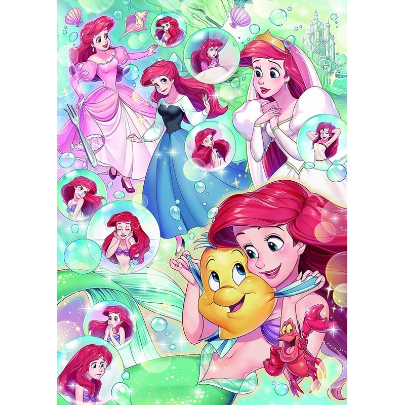 Tenyo Japan Jigsaw Puzzle D-500-478 Disney The Little Mermaid Ariel (500 Pieces)
