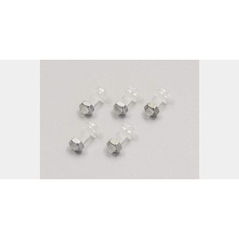 Kyosho B6543-07-1 Plastick Safety M3 Screw for rudder(5pcs)