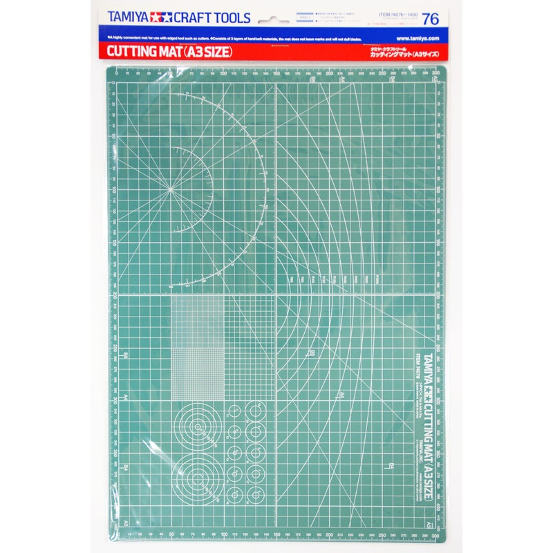 Tamiya 74076 Craft Tools – Cutting Mat A3 Size