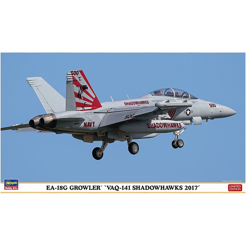 Hasegawa 02250 EA-18G Growler VAQ-141 Shadowhawks 2017 1/72 Scale Kit