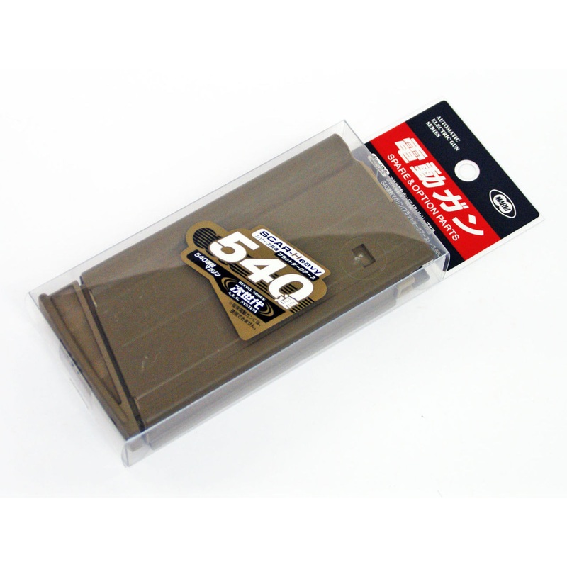 Tokyo Marui No.184 SCAR-H 540 Rnd Magazine FDE (Genuine Parts) Made in Japan 178848