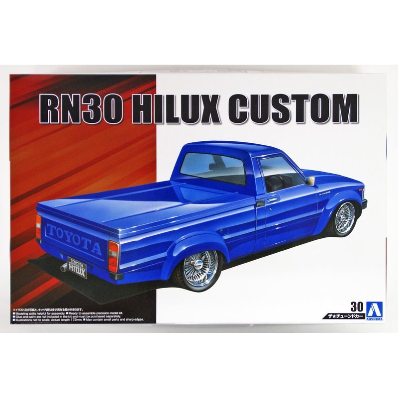 Aoshima 53614 RN30 HILUX CUSTOM ’78 (TOYOTA) 1/24 Scale Kit