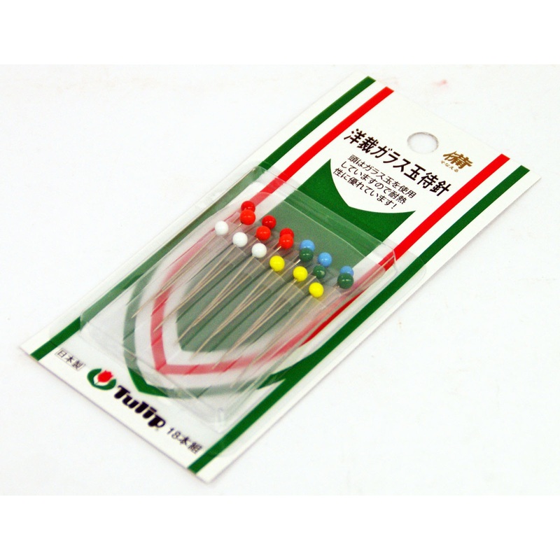 Tulip SO-011 Glass Head Pins (18 pcs / 0.55 x 35.0mm)