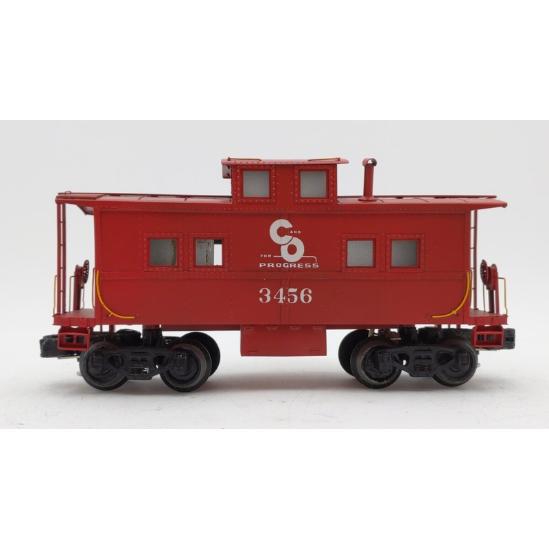 3rd Rail O Gauge Chesapeake & Ohio Railroad Brass Caboose #3456 3-Rail VG