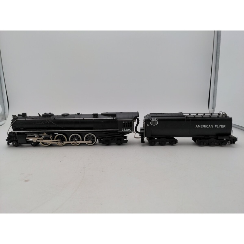 American Flyer 332AC Vintage S Union Pacific 4-8-4 Steam Locomotive and Tender EX