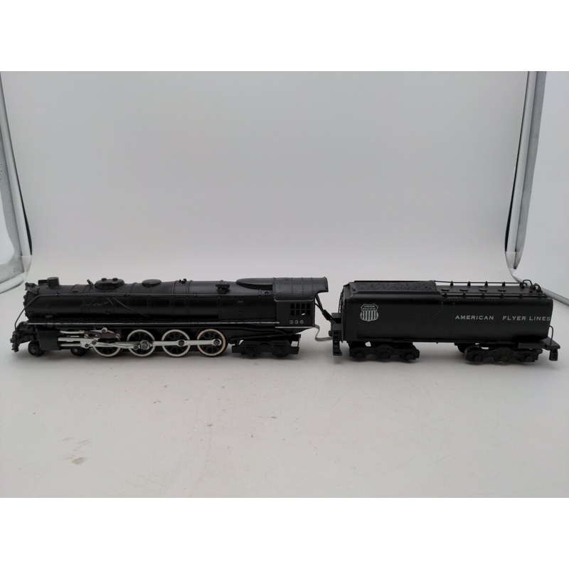 American Flyer 336 S Union Pacific Northern 4-8-4 Steam Locomotive & Tender VG