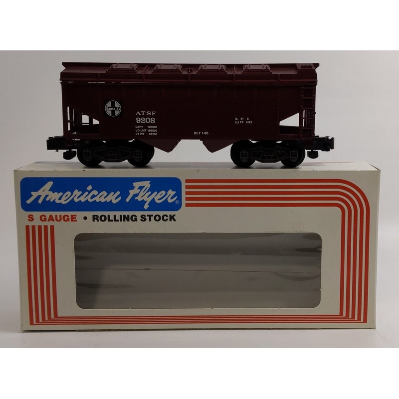 American Flyer 4-9208 S Scale Santa Fe Covered Hopper #9208 LN/Box