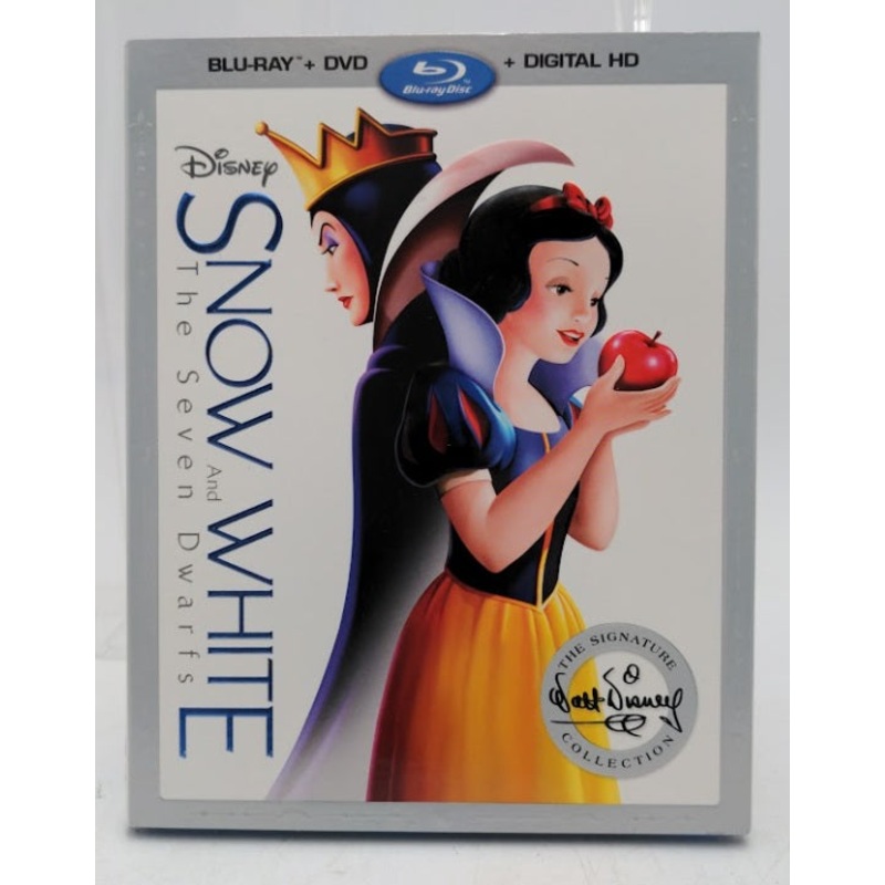 Disney 47925 Snow White And The Seven Dwarfs Blue Ray and DVD Digital HD