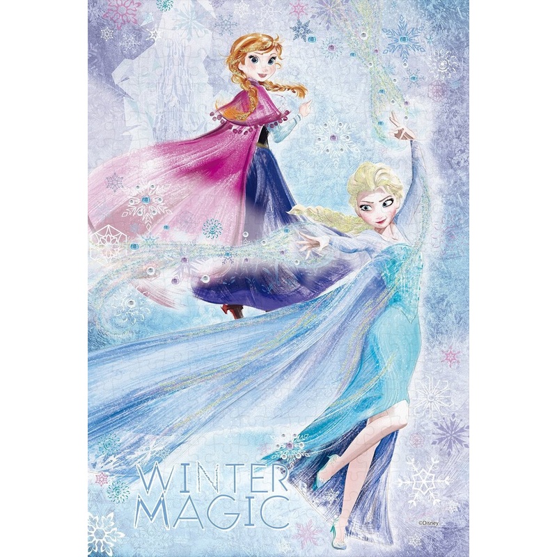 Epoch Jigsaw Puzzle Decoration 73-002 Disney Frozen Anna & Elsa Icy Blast (300 Pieces)