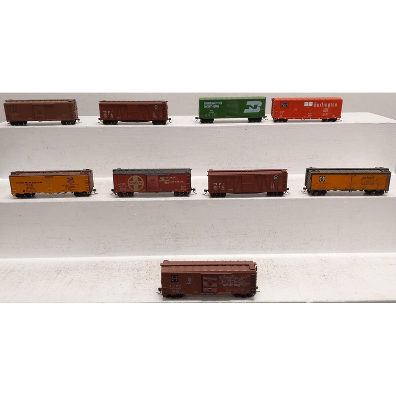 Weaver & Other Assorted HO Scale Boxcars [9] EX