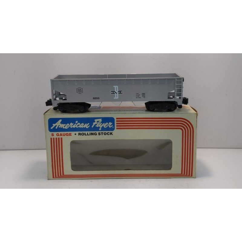 American Flyer 4-9203 S Gauge Boston & Maine 3-Bay Hopper LN/Box