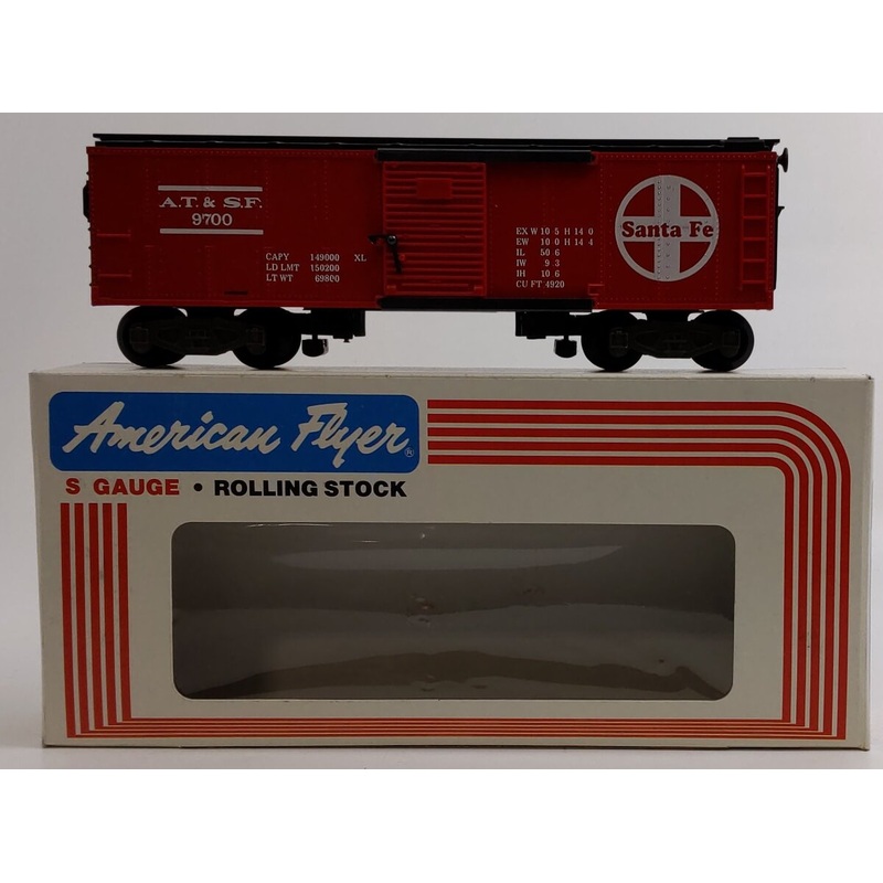 American Flyer 4-9700 S Gauge Santa Fe Box Car NIB