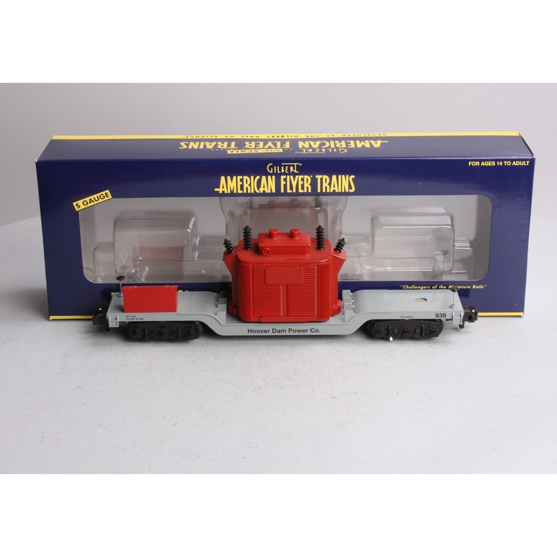 American Flyer 6-48271 S Hoover Dam Power Company Flat Car w/Transformer NIB