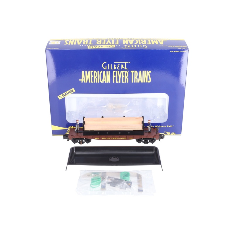 American Flyer 6-49015 S Scale West Side Limber Moe & Joe Flat NIB