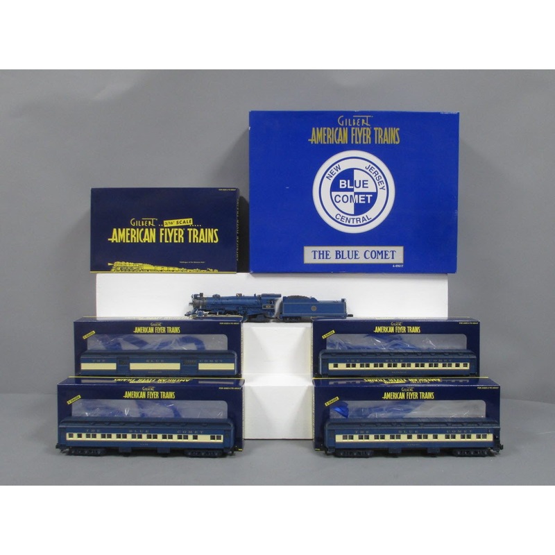 American Flyer 6-49617 CNJ Blue Comet Legacy Premium S Gauge Steam Train Set NIB