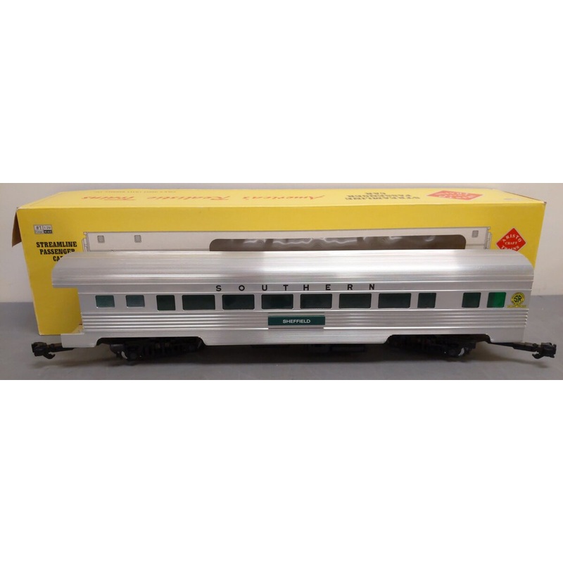 Aristo-Craft 32311 G Southern Sheffield Passenger Car – Metal Wheels/Box