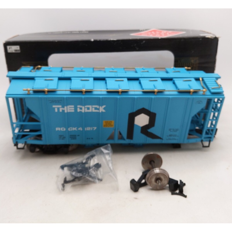 Aristo-Craft 41217 G Scale Rock Island 2-Bay Covered Hopper VG/Box