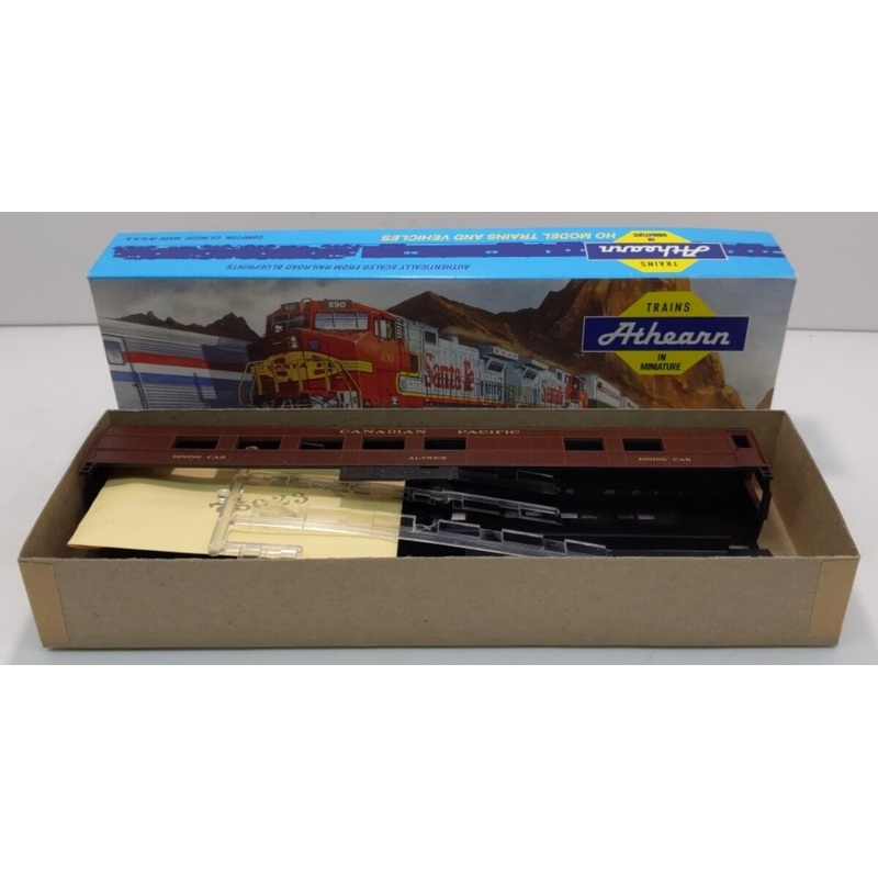 Athearn 2521 HO Canadian Pacific Alnwick STD Dining Car Kit LN/Box