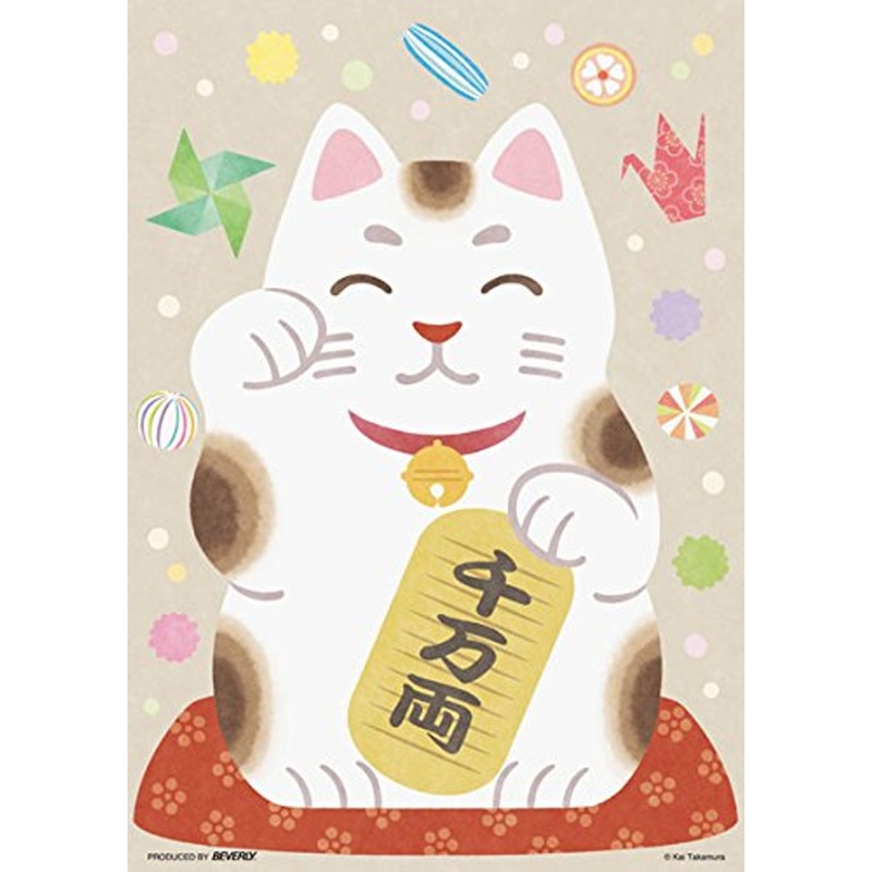 Beverly Jigsaw Puzzle 108-802 Lucky Beckoning Cat Maneki Neko (108 Pieces)