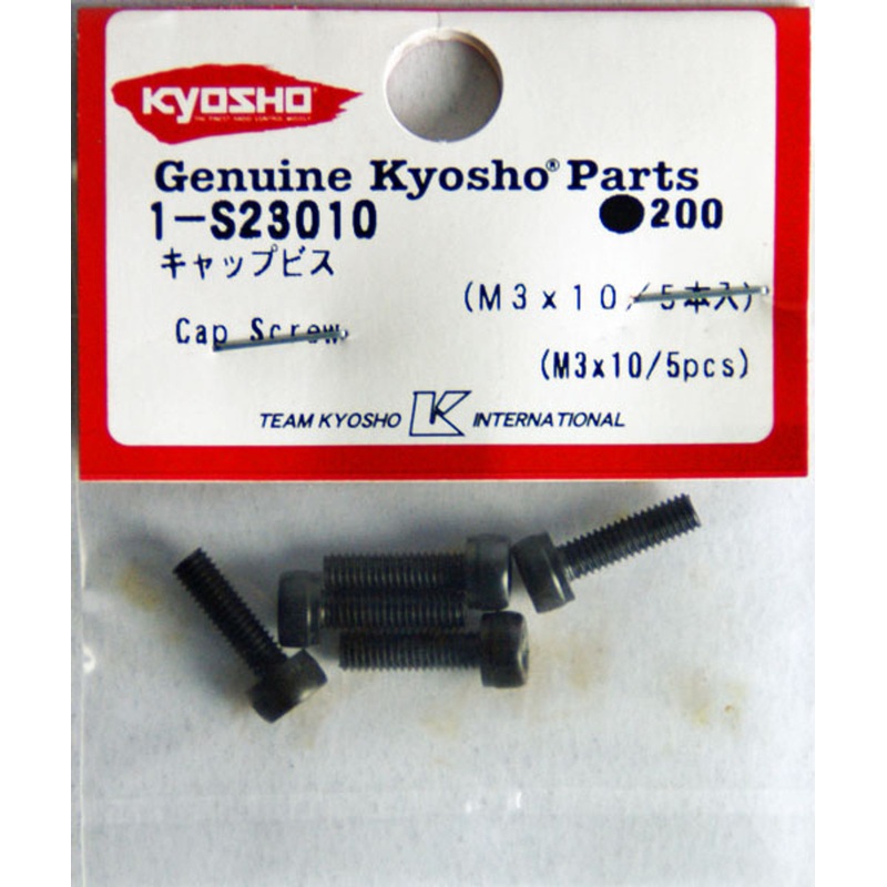 Kyosho 1-S23010 Cap Screw(M3x10/5pcs)