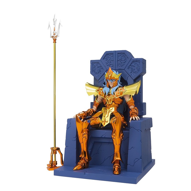 Bandai 238980 Saint Seiya Myth Cloth EX Sea Emperor Poseidon Imperial Throne Set Figure