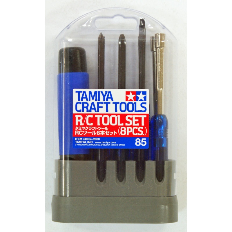 Tamiya 74085 Craft Tools – R/C Tool Set (8pcs.)