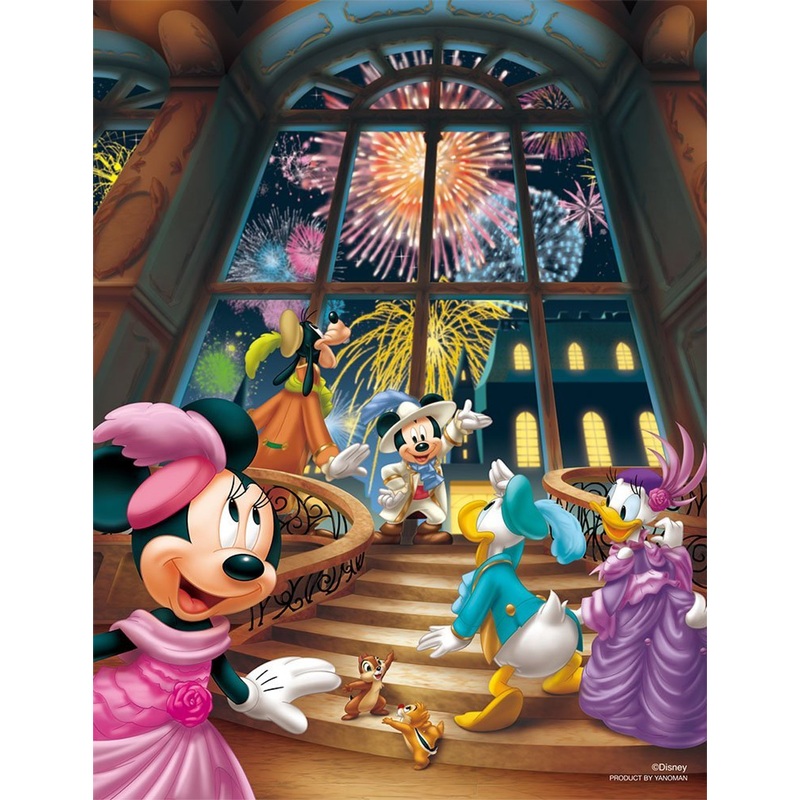 Yanoman Jigsaw Puzzle 42-45 Disney Fireworks Party (300 Small Pieces)