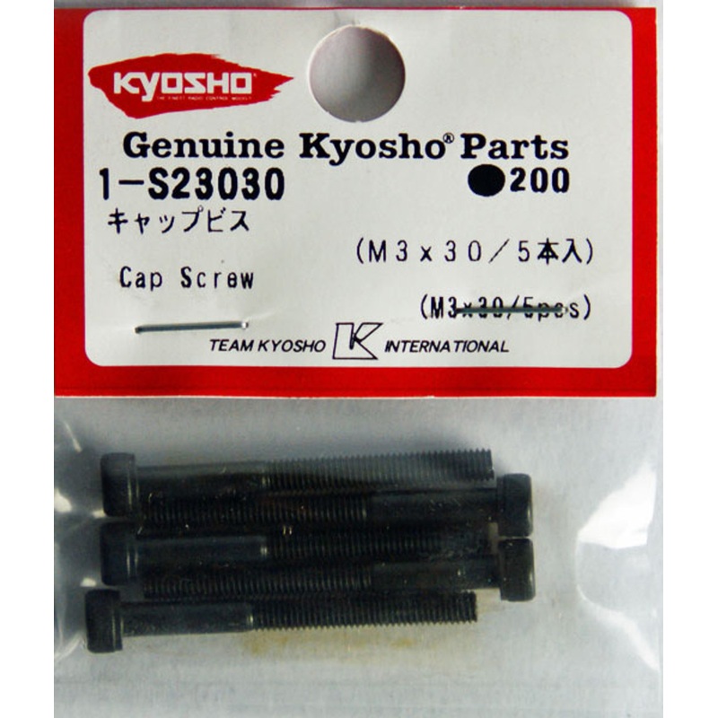 Kyosho 1-S23030 Cap Screw(M3x30/5pcs)