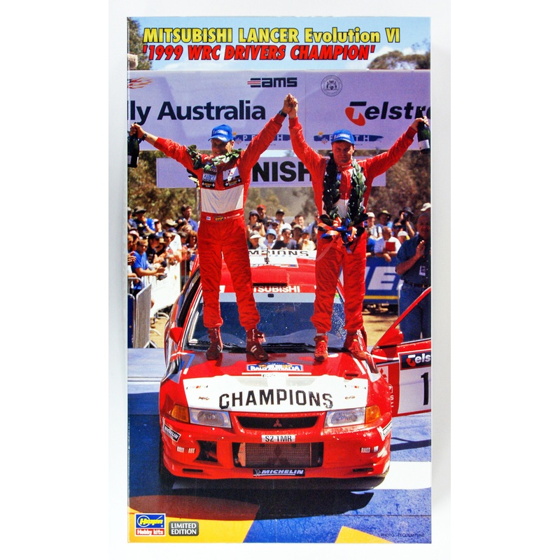 Hasegawa 20303 Mitsubishi Lancer Evolution VI 1999 WRC Drivers Champion 1/24 Scale Kit