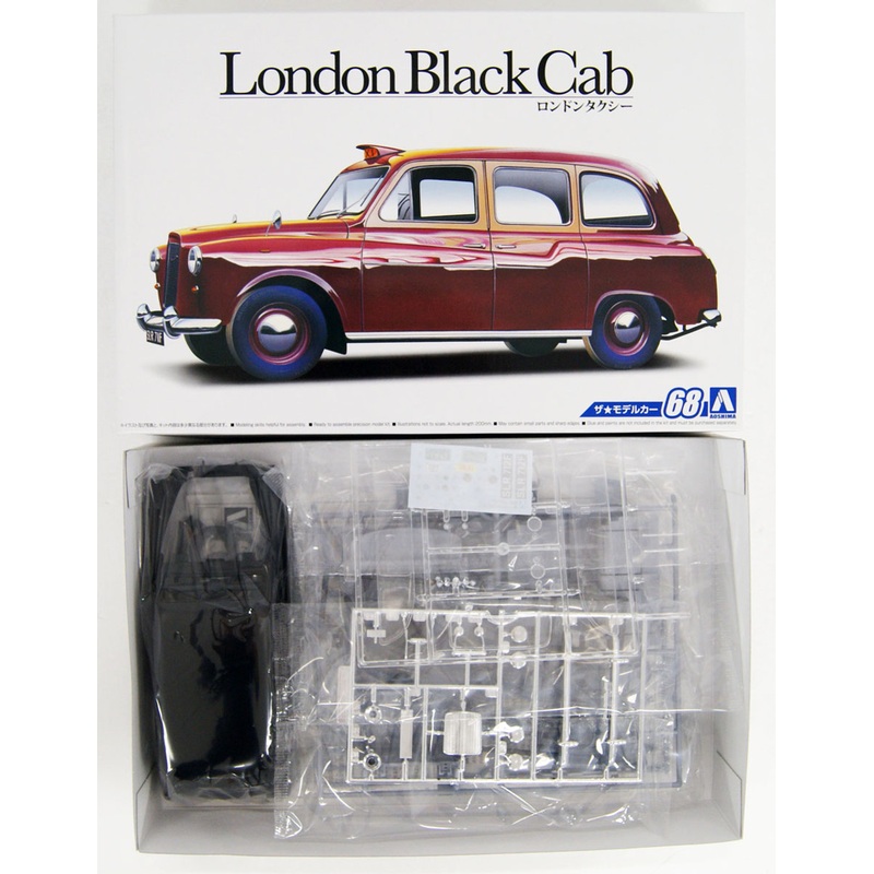 Aoshima 54871 The Model Car 68 FX-4 London Taxi 1968 1/24 scale kit