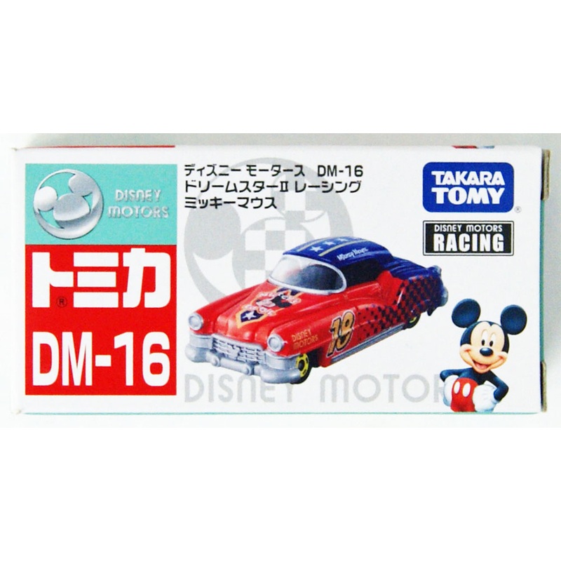 Takara Tomy Tomica Disney Motors DM-16 Dream Star II Racing Car Mickey Mouse (483847)