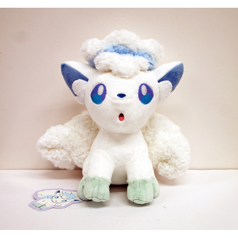 Pokemon Center Original Plush Doll Fluffy Alola Vulpix (Rokon)