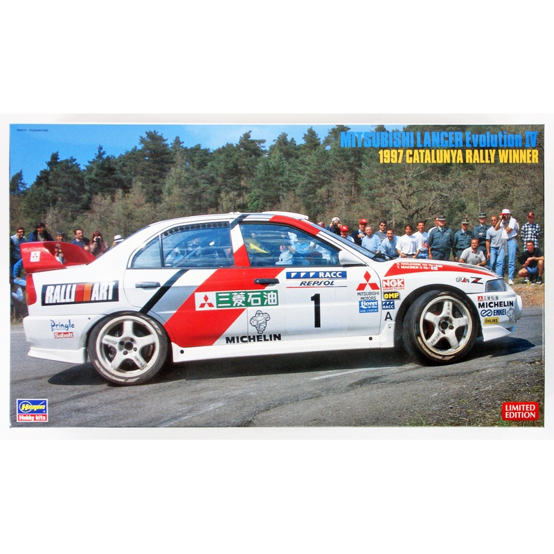 Hasegawa 20310 Mitsubishi Lancer Evolution IV 1997 Catalunya Rally Winner 1/24 Scale Kit