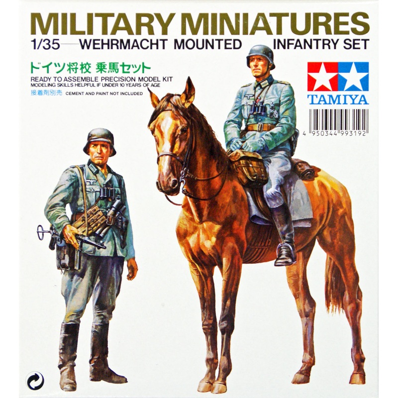 Tamiya 35053 German Wehrmacht Mounted Infantry Kit 1/35 Scale Kit