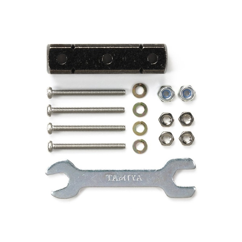 Tamiya 95344 Mini 4WD Mass Damper Block 8 x 8 x 32 mm/Black