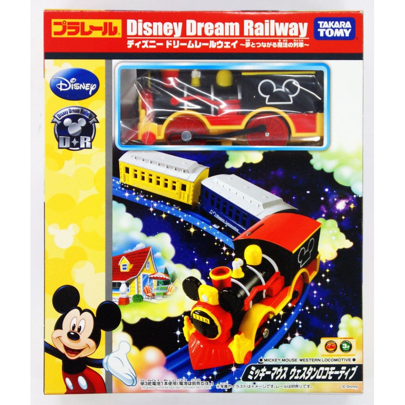 Takara Tomy Pla-Rail Plarail Disney Dream Railway Mickey Western Locomotive 497127