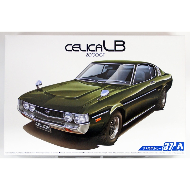 Aoshima 53195 The Model Car 37 Toyota RA35 Celica LB 2000GT ’77 1/24 Scale Kit